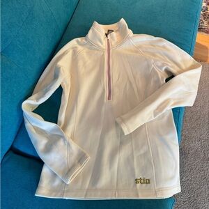 Stio Cream Quarter-Zip Pullover